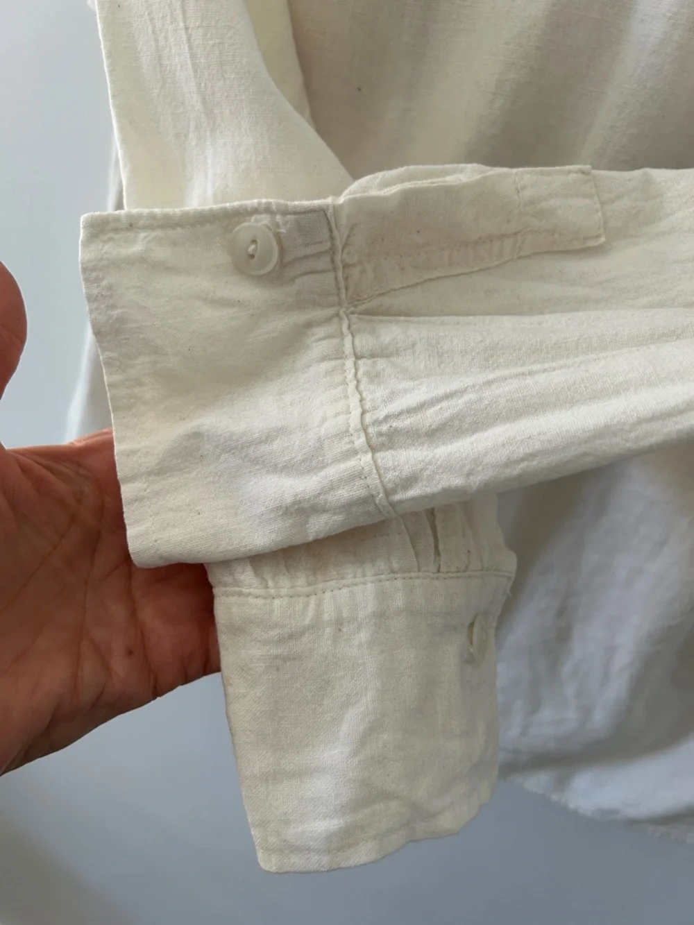 Vintage Embroidered Boho Pullover Top - Hippie Floral Bib and Wide Collar - Picture 8 of 16